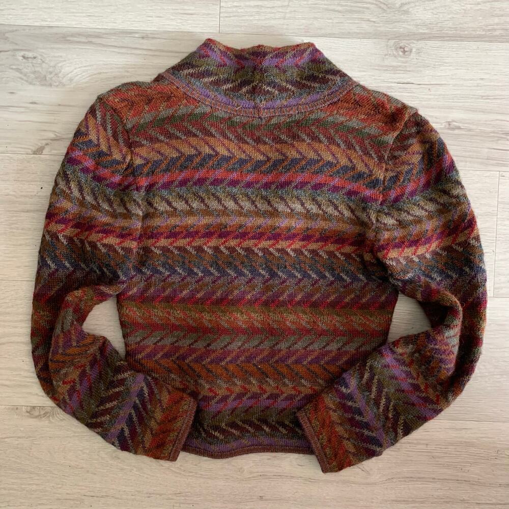 Peruivian Connection Alpaca Cardigan Size Petite p - Picture 3 of 4